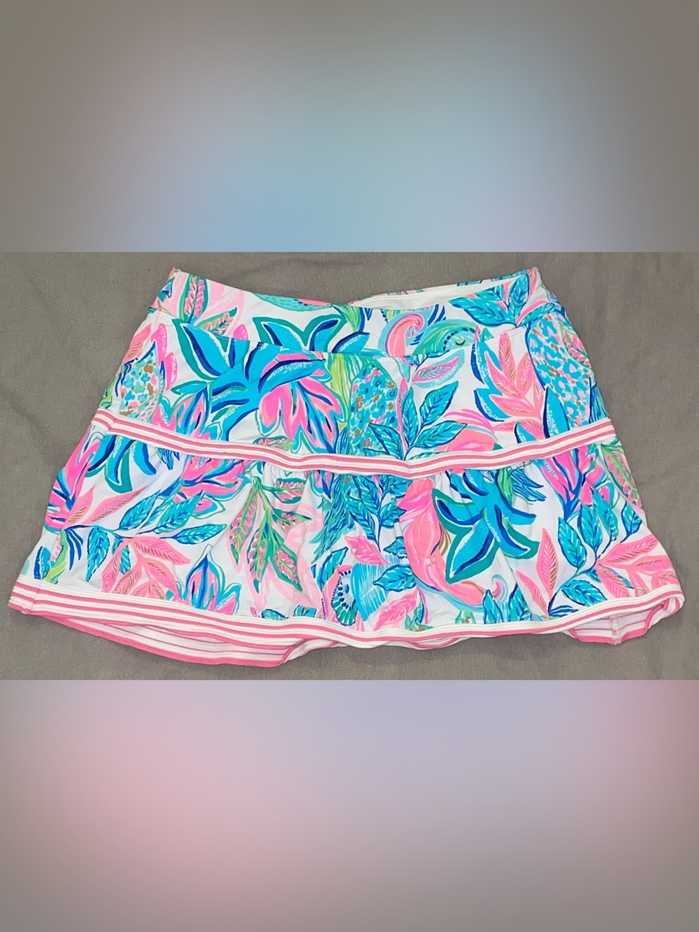 Lilly Pulitzer Women’s Luxletic Mini Tennis Skirt Swimsuit Bikini Bottom XS